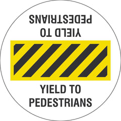 LED Sign Projectors; Sign Type: Pedestrian Caution; Legend: YIELD TO PEDESTRIANS; Bilingual: No; Language: English; Color: White, Yellow, Black; Maximum Projection: 50 ft; Mounting Location: Ceiling; Wattage: 40.000