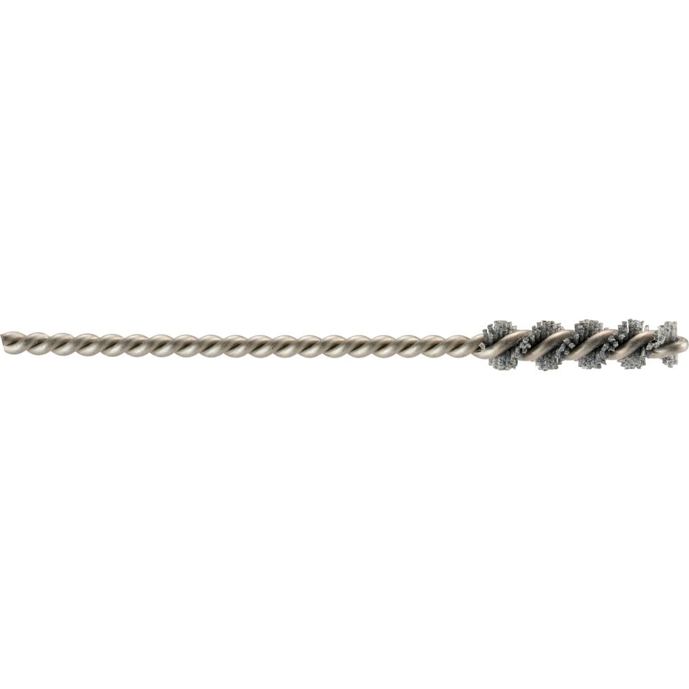 Power Tube Brush: 0.0400" Wire Dia, Helical, Nylon