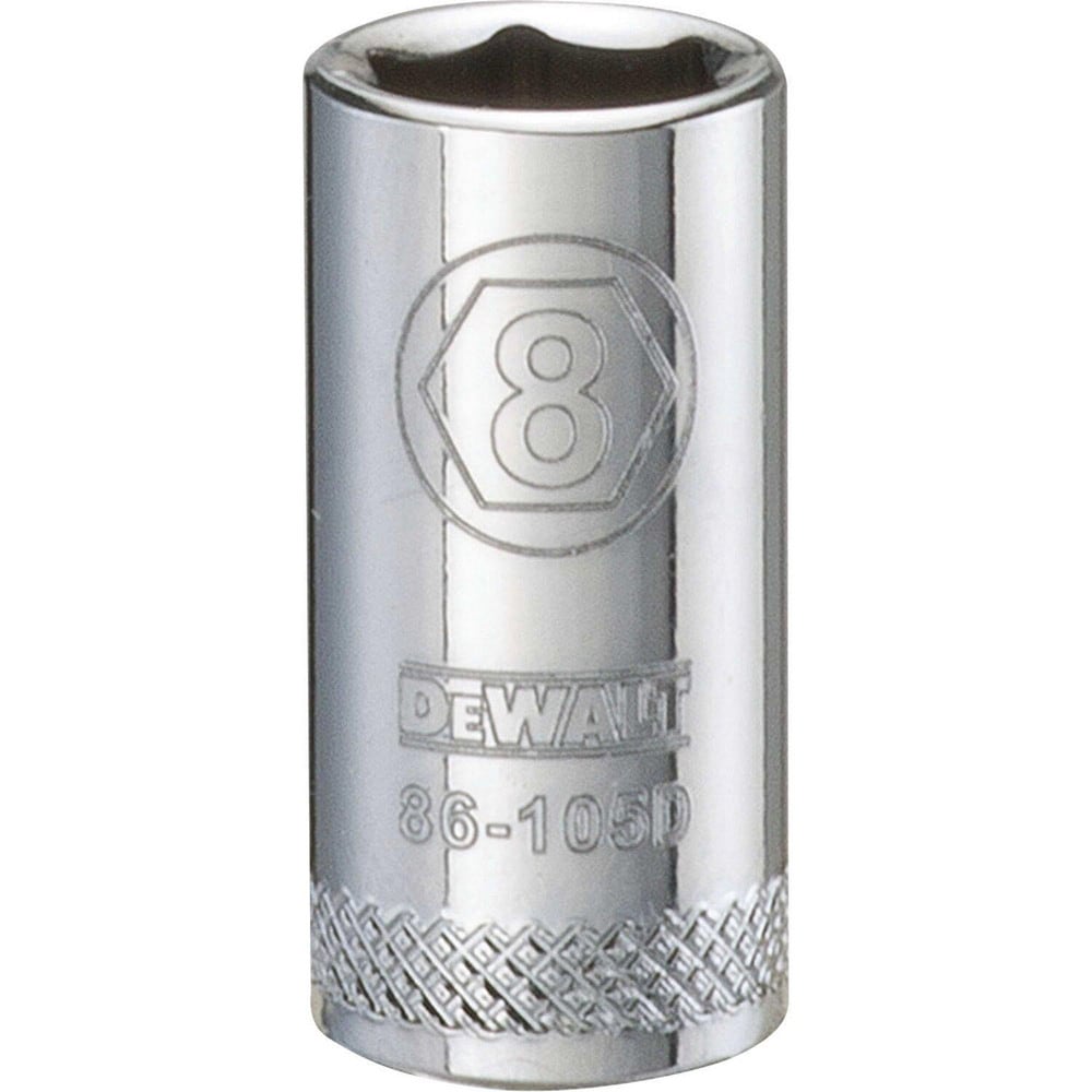 Standard Hand Socket: 1/4" Drive, 8.00 mm Socket, 6-Point
