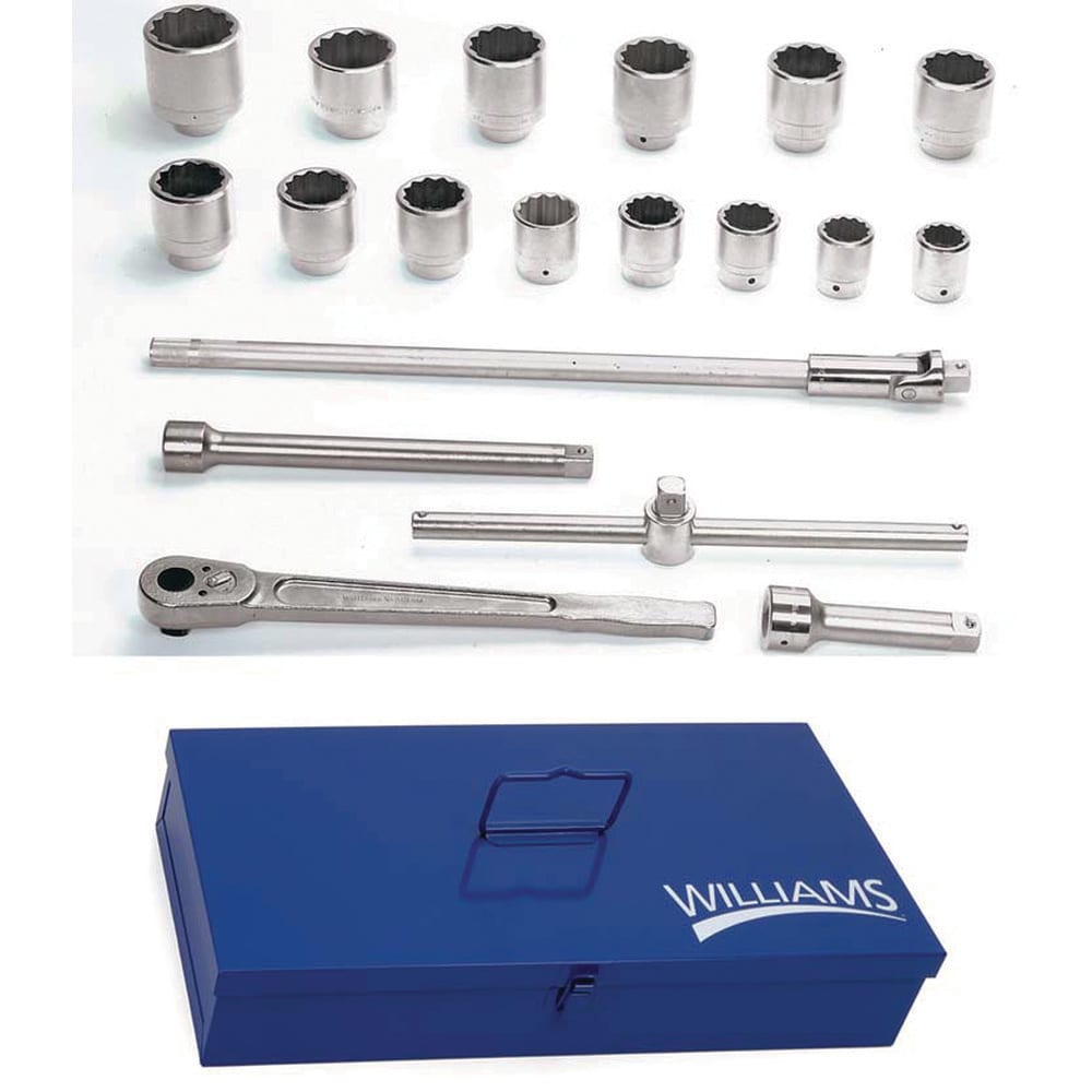 Socket Extensions; Extension Type: Non-Impact; Drive Size: 1; Finish: Chrome; Overall Length (Inch): 8.07; Overall Length (mm): 205; Material: Steel