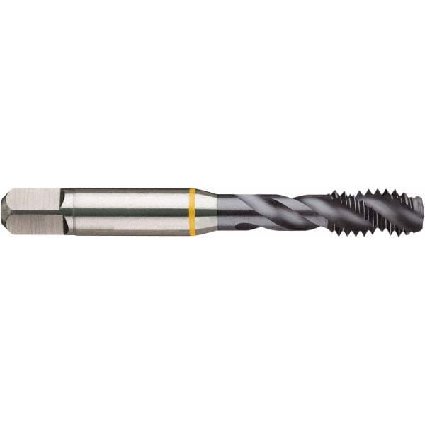 Spiral Flute Tap: M14x1.5, Metric Fine, 3 Flute, Modified Bottoming, 6H Class of Fit, Cobalt, Ignator Finish