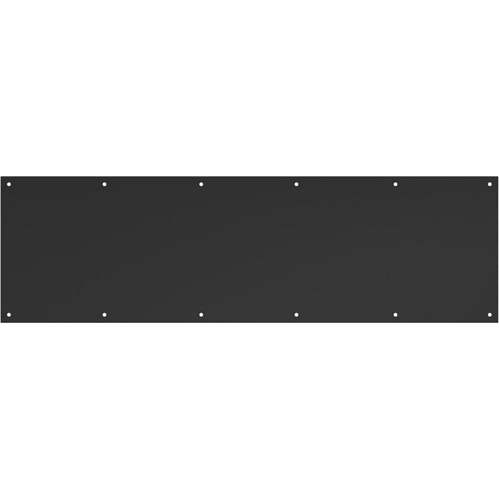 Kick Plates; Kick Plate Type: Kick; Mount Type: Screw; Finish/Coating: Black Suede Powder; Overall Width: 34; Overall Height: 10; Overall Thickness: .050