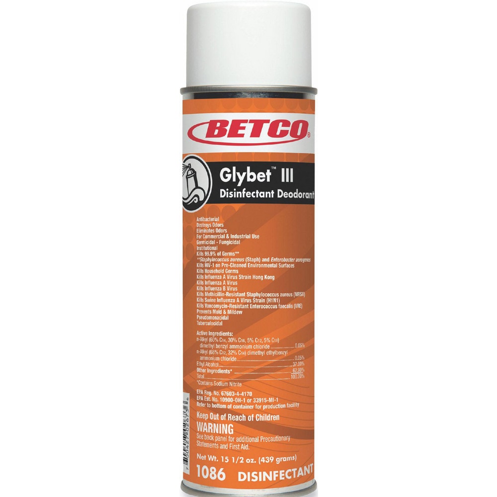 All-Purpose Cleaner: 15-1/2 oz, Aerosol, Disinfectant