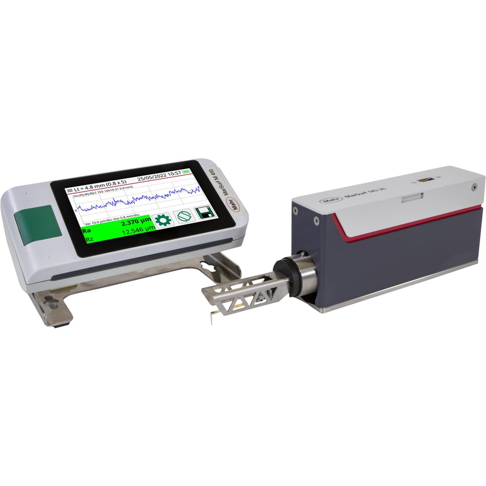 Surface Roughness Gage: Multiple Roughness Parameters, 0.078µin Stylus Tip Radius