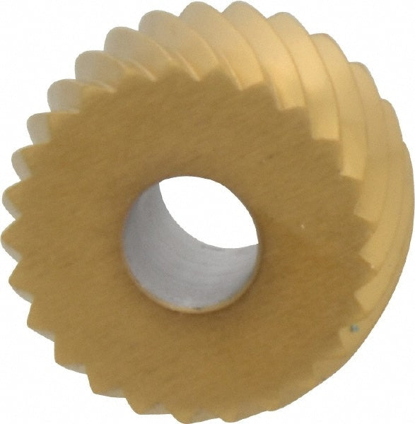 Convex Knurl Wheel: 3/4" Dia, 90 ° Tooth Angle, 12 TPI, Diagonal, Cobalt