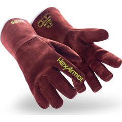Welding Gloves: HeatArmor™ Size Small, Leather, Pair, for Stick