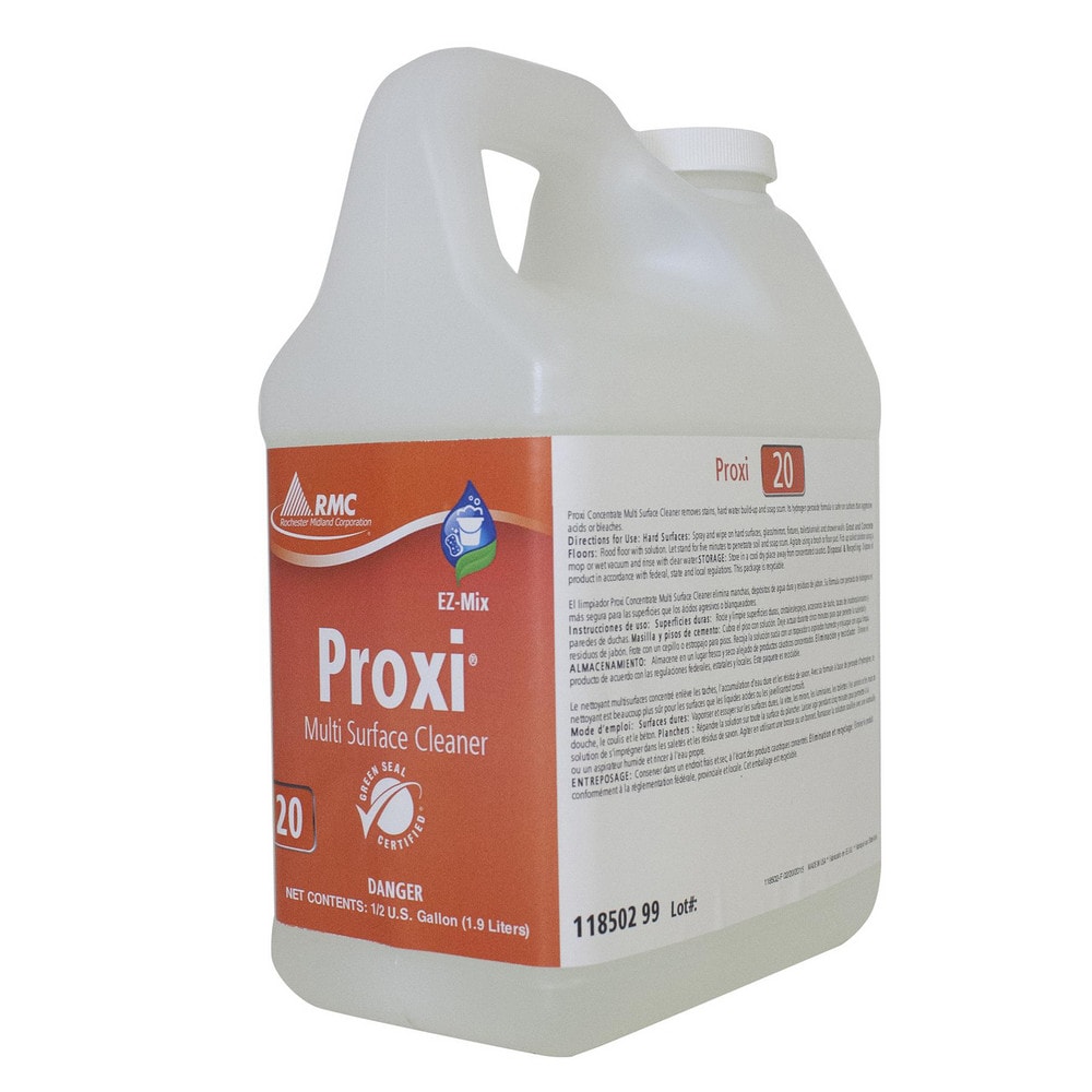 All-Purpose Cleaner: 1/2 gal, Bottle & Plastic Bottle, No