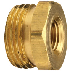 Garden Hose Fittings & Repair Kits; Kit Type: Adapter ; Connector Type: Male Hose x Female Pipe; Compatible Hose Diameter: 0.5, 0.75; Thread Size (Inch): 3/4 x 1/2; Thread Type: NPTF, GHT; Material: Brass; Color: Copper