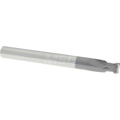 90° 0.135 to 0.197" Opening Width, 0.184" Minor Diam, 0.008" Radius, 4-Flute Plate Chamfer Mill