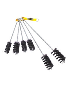 6 pc Power Brush Set, 1 1/8″ - 1 3/4″ Brush Diameters, Nylon