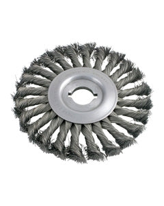 8″ Diameter × 3/4″ Width, Carbon Steel, 0.016″ N/A Bristle, Wheel Brush