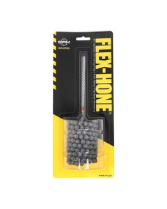 2 1/4″ Bore Diameter × 3″ Hone Length × 8″ Overall Length, 60 Grit, Zirconia Alumina #1525 - Standard Duty Flex-Hone
