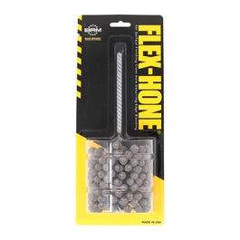 3″ Bore Diameter × 3″ Hone Length × 8″ Overall Length, 180 Grit, Aluminum Oxide - Standard Duty Flex-Hone