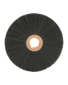 3 1/2″ Diameter × 1/2″ Width, Nylon, 0.006″ Crimped Bristle, Wheel Brush