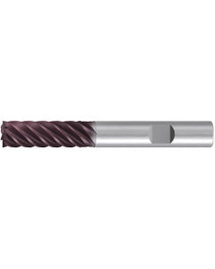 Square End Mill; 6 mm Dia. × 18 mm LOC × 6 mm Shank Dia. × 62 mm OAL ; 6 FL ; Carbide ; AlTiN ; Series 2525A