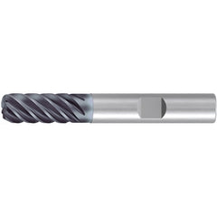 Corner Radius End Mill; 5/8″ Dia. × 1-1/4″ LOC × 5/8″ Shank Dia. × 3-1/2″ OAL ; 6 FL ; Carbide ; AlCr ; 0.09″ R