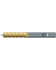 Square End Mill; 1/2″ Dia. × 2″ LOC × 1/2″ Shank Dia. × 4-1/4″ OAL ; 5 FL ; Carbide ; TiAlN+TiN ; Series 2581TZ