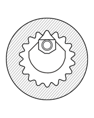 UTS-08-25 INTERNAL SPLINE HOLDER 25MM SHANK