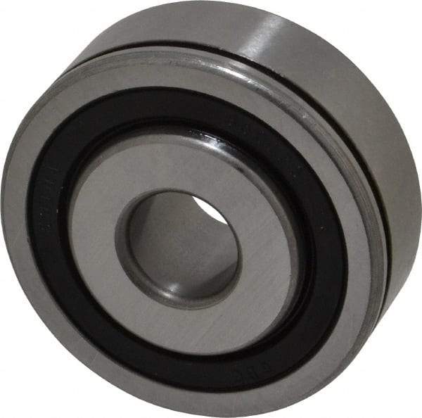 Value Collection - 1/2" Bore Diam, 1-3/4" OD, Double Seal Semi Ground Extra Light Radial Ball Bearing - 1 Row, Round Bore, 707 Lb Static Capacity, 1,366 Lb Dynamic Capacity - Exact Industrial Supply