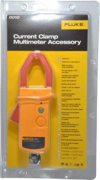 Fluke - Yellow/Red Electrical Test Equipment Clamp - Use with Multimeters - Exact Industrial Supply