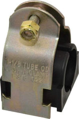 ZSI - 1-1/8" Pipe, Tube Clamp with Cushion - Dichromate - Exact Industrial Supply