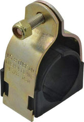 ZSI - 1-5/8" Pipe, Tube Clamp with Cushion - Dichromate - Exact Industrial Supply