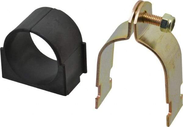 ZSI - 2" Pipe, Tube Clamp with Cushion - Dichromate - Exact Industrial Supply