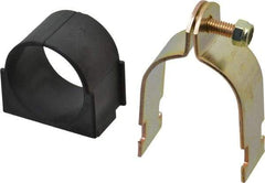 ZSI - 2" Pipe, Tube Clamp with Cushion - Dichromate - Exact Industrial Supply