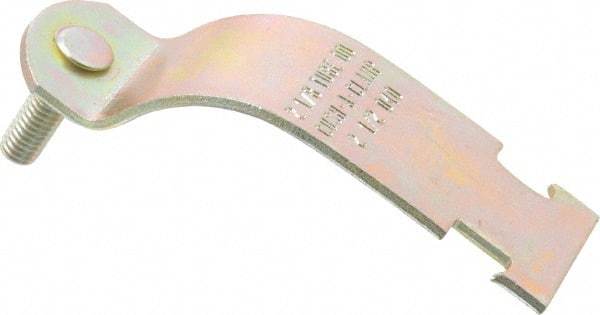 ZSI - 2-1/8" Pipe, Tube Clamp with Cushion - Dichromate - Exact Industrial Supply