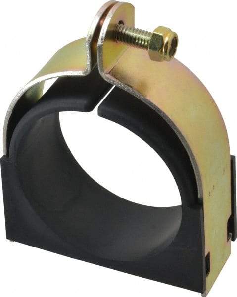 ZSI - 3" Pipe, Tube Clamp with Cushion - Dichromate - Exact Industrial Supply