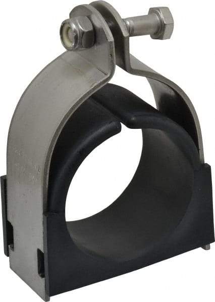 ZSI - 2" Pipe," Pipe Clamp with Cushion - Exact Industrial Supply