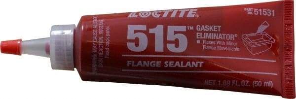 Loctite - 50 mL Tube Purple Polyurethane Joint Sealant - -65 to 300°F Operating Temp, 1 to 12 hr Full Cure Time, Series 515 - Exact Industrial Supply