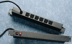 Wiremold - 6 Outlets, 120 Volts, 15 Amps, 15' Cord, Power Outlet Strip - Rack Mount, 2 Front - 4 Back NEMA Configuration, cULus Recognized - Exact Industrial Supply