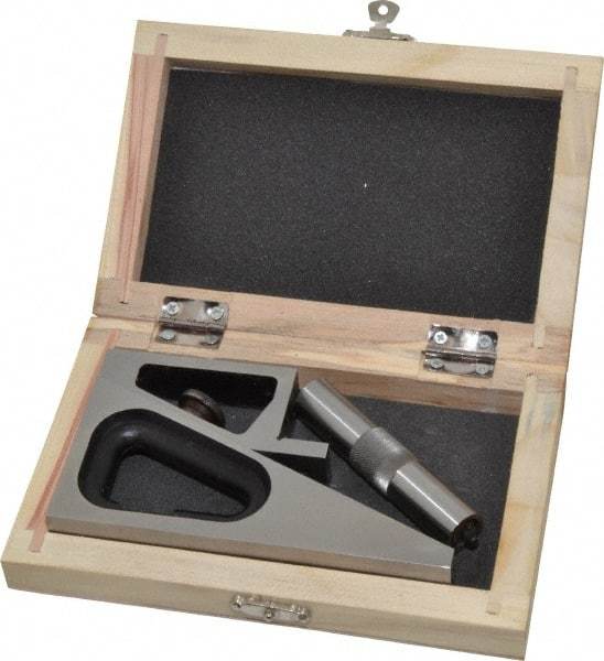 Value Collection - 6-1/4 Inch Adjustable Planer and Shaper Gage - Includes 3 Inch Extension Post - Exact Industrial Supply