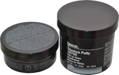 Devcon - 1 Lb Kit Gray Epoxy Resin Putty - 150°F (Wet), 350°F (Dry) Max Operating Temp, 16 hr Full Cure Time - Exact Industrial Supply