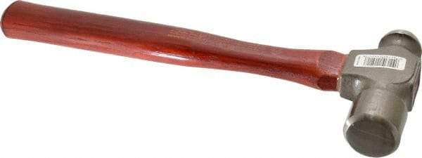 Plumb - 2 Lb Head Ball Pein Hammer - Hickory Handle, 15" OAL - Exact Industrial Supply