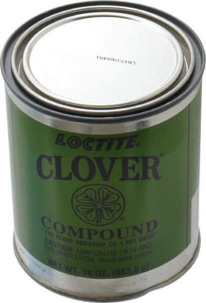 Loctite - 1 Lb Grease Compound - Compound Grade Ultra Fine, Grade 7A, 1,200 Grit, Black & Gray, Use on General Purpose - Exact Industrial Supply