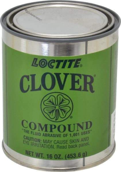 Loctite - 1 Lb Grease Compound - Compound Grade Coarse, Grade F, 100 Grit, Black & Gray, Use on General Purpose - Exact Industrial Supply