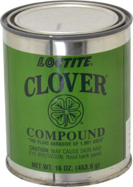 Loctite - 1 Lb Grease Compound - Compound Grade Very Fine, Grade C, 220 Grit, Black & Gray, Use on General Purpose - Exact Industrial Supply