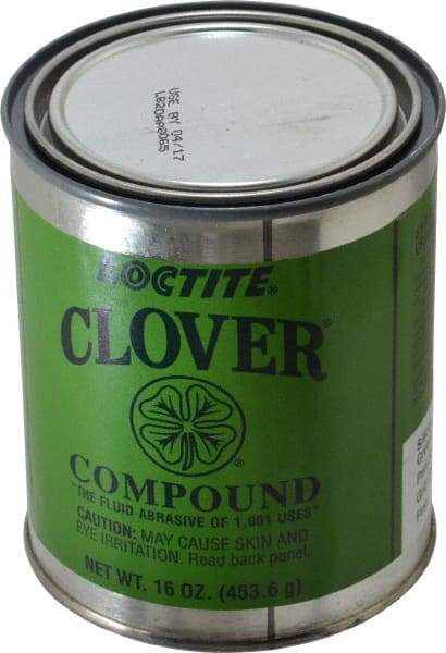 Loctite - 1 Lb Grease Compound - Compound Grade Extra Fine, Grade A, 280 Grit, Black & Gray, Use on General Purpose - Exact Industrial Supply