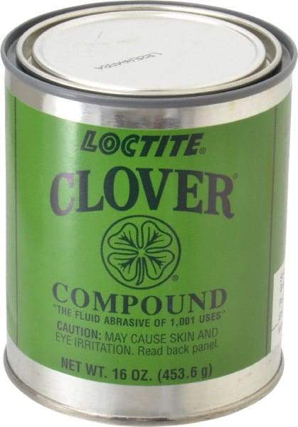 Loctite - 1 Lb Grease Compound - Compound Grade Super Fine, Grade 2A, 400 Grit, Black & Gray, Use on General Purpose - Exact Industrial Supply