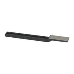 3M - 1-3/4" OAL Fine Sharpener Diamond File - 1/2" Wide, 1-3/4 LOC, Black - Exact Industrial Supply