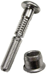 HUCK - 1/4" Lock Bolt Collar - For Use with Huck Bolts - Exact Industrial Supply