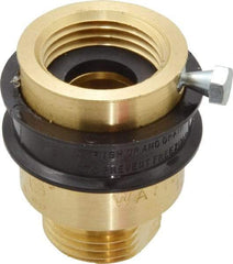 Watts - 3/4" Pipe, 125 Max psi, Brass, Hose Connection Vacuum Breaker - EPDM Seal, Stainless Steel Spring, FIP X Hose End Connections - Exact Industrial Supply