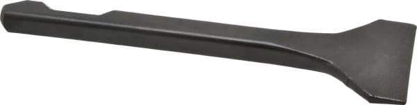 Value Collection - 3" Head Width, 7" OAL, 1/8" Shank Diam, Floor Scraper Chisel - Round Shank, Steel - Exact Industrial Supply
