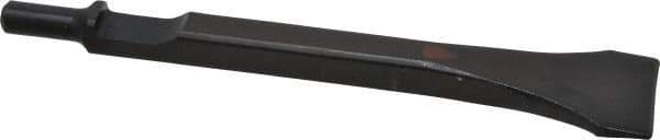 Value Collection - 1-3/8" Head Width, 7" OAL, 1/8" Shank Diam, Scaling Chisel - Round Shank, Steel - Exact Industrial Supply