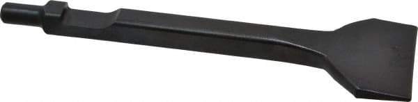Value Collection - 2" Head Width, 7" OAL, 3/8" Shank Diam, Floor Scraper Chisel - Round Shank, Steel - Exact Industrial Supply
