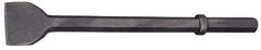 Made in USA - 3" Head Width, 20" OAL, 1-1/8" Shank Diam, Scaling Chisel - Hex Drive, Hex Shank, Alloy Steel - Exact Industrial Supply