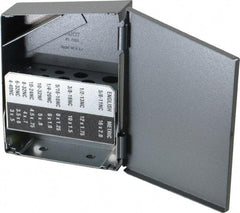 Huot - #4-40 to 5/8-11 Tap Storage - 3-1/4" Wide x 4-1/2" Deep x 1" High, Steel - Exact Industrial Supply
