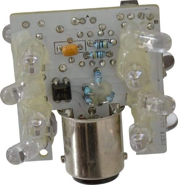Eaton Cutler-Hammer - LED Lamp, Green, Steady, Stackable Tower Light Module - 24 VAC/VDC, 59 Milliamp, IP65 Ingress Rating, 4, 13, 4X NEMA Rated, Base Mount - Exact Industrial Supply